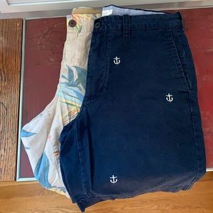 2 X shorts. One it’s gap and the other J.Crew.